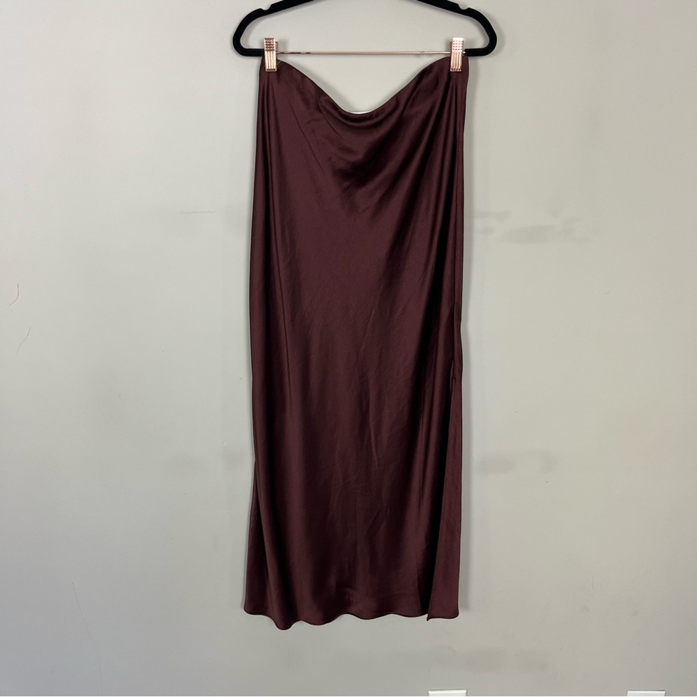 NWT MADEWELL SILKY MAXI SLIP SKIRT SIZE 8 - Picture 10 of 13